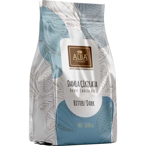 ALBA BİTTER DAMLA ÇİKOLATA 1 KG