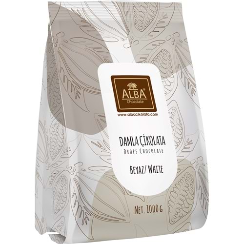 ALBA BEYAZ DAMLA ÇİKOLATA 1 KG
